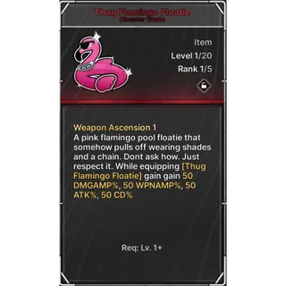 🔥Thug Flamingo Floatie - Jujutsu: Zero🔥
