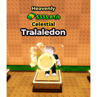 🔥Tralaledon (🪽Heavenly🪽) (333.8T/s) - Kick a Lucky Block🔥
