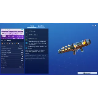 Fortnite: Save The World - Energy Vacuum Tube Launcher