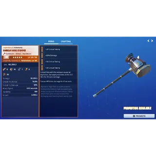 Fortnite: Save The World - Affliction Critsplosion Husk Stomper