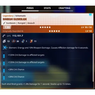 Fortnite: Save The World - Crit Razorblade