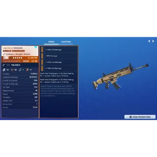 Fortnite: Save The World - 3x Crit Damage 2x Crit rate 2x 6th Perk Siegebreaker