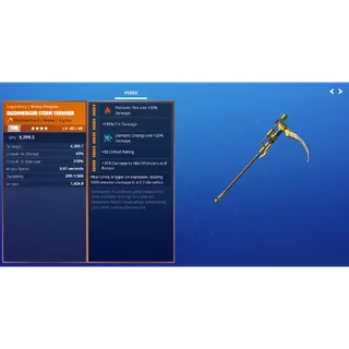 Fortnite: Save The World - Masamune 6th Perk Double Element Steam Thrasher