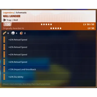 Fortnite: Save The World - 4x Reload Speed Wall Launcher Schematic