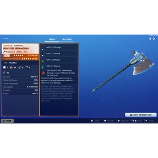 Fortnite: Save The World - Affliction Critsplosion Armageddon
