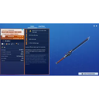 Fortnite: Save The World - Affliction Chain on Elim Vacuum Tube Sword