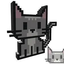8-bit Tabby Cat