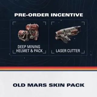 Starfield Pre-Order Bonus Content - Old Mars Skin Pack