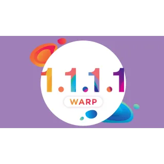 Cloudflare 1.1.1.1 WARP VPN | 22000 TB | 5 Devices 🔑