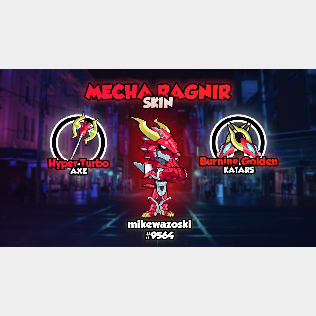 Brawlhalla Mecha Ragnir Skin Other Gameflip