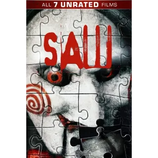 Saw The Complete 7-Movie Collection HD Vudu Google Play