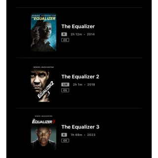 The Equalizer 3 Movie Bundle 4K Moviesanywhere