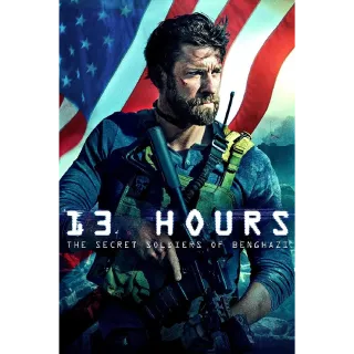 13 Hours: The Secret Soldiers of Benghazi HD Vudu iTunes 