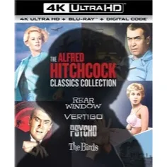 The Alfred Hitchcock Classics Collection 4K (Rear Window , Vertigo , Psycho , The Birds)