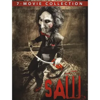 Saw The Complete 7-Movie Collection HDX Vudu/FAH