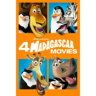 Madagascar 4-Movie Collection HD MA