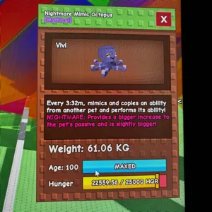 8x HUGE NIGHTMARE MIMICS