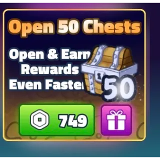 Open 50 chest