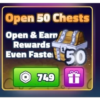 Open 50 chest