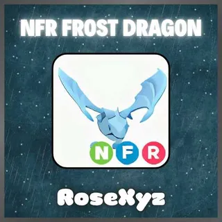 Adopt Me Pets / Neon Fly Ride - NFR Frost Dragon- Fast Delivery