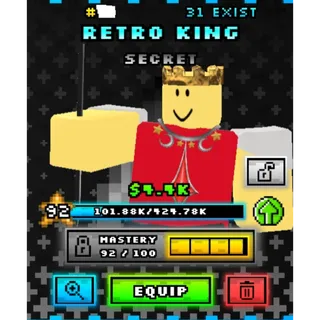 Noob Tower Defense | Secret Shiny Retro King