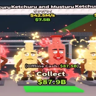 🍅Ketchuru and Musturu 🍅 - 42.5M/S - 42.5 MILLION EVERY SECON - STEAL A BRAINROT