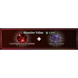  Corrupted Excalibur + Alter Armor - ( 1299 RB ) - SAILOR PIECE
