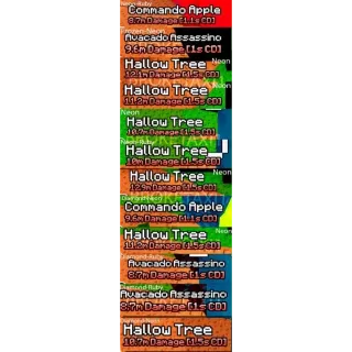 12 PLANTS NEW PACK✨3x Avocado Assassino - 7x Hallow Tree - 2x Commando Apple✨ - PLANTS VS BRAINROTS