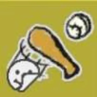 2x Baseball Swing Stickers Bee Swarm Simulator BSS