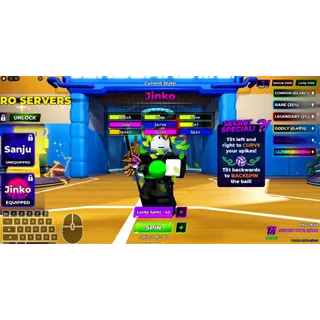 Volleyball Legends stacked account