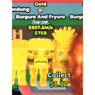 ✅ gold Burguro And Fryuro  ONE TIME OFFER💲