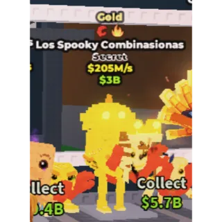 ✅  gold los spooky combinasions ONE TIME OFFER💲