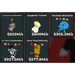 ✅ brainrot bundle no la secret 12392 ONE TIME OFFER💲