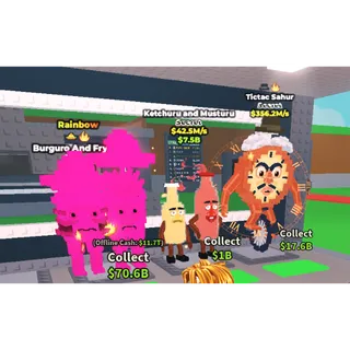 ✅ full wall  the burguros is a 2.2b ONE TIME OFFER💲