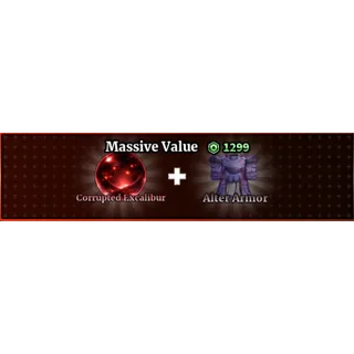 corrupted excalibur + alter armor -sailor piece