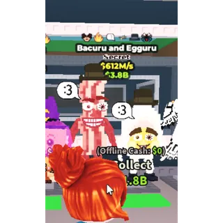 ✅ stacked bacuru and egguru 12385 ONE TIME OFFER💲