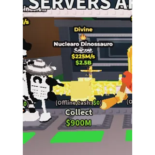 ✅ divine nuclearo dinossauro 12394 ONE TIME OFFER💲
