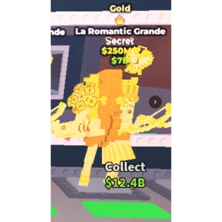 ✅ gold la romantic grande  ONE TIME OFFER💲