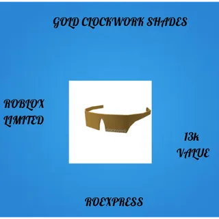 ✅ clockworks golden shades (gcs)