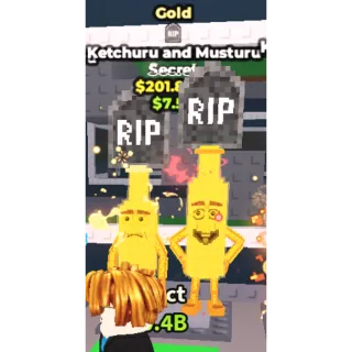 ✅ gold Ketchuru and musturu ONE TIME OFFER💲