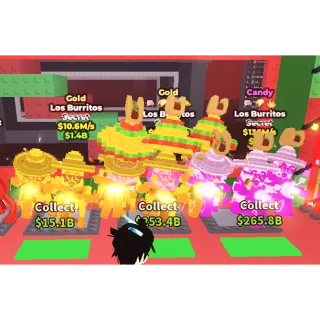 ✅ los burritos ONE TIME OFFER💲GOLD BASE ONES