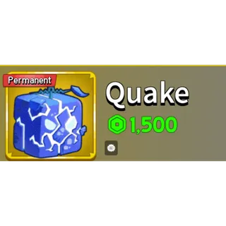 blox fruits- quake fruit permanent