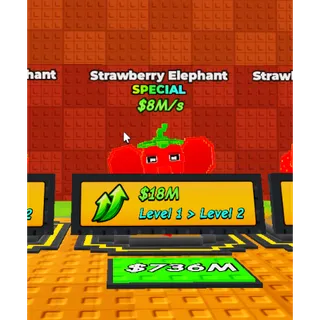 ✅💲be a lucky block- strawberry elephant💲