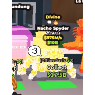✅ divine nacho spyder 12387 ONE TIME OFFER💲