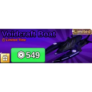 ✅ fish it- voidcraft boat