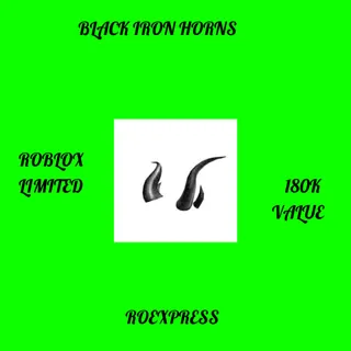 ✅ black iron horns (bih)