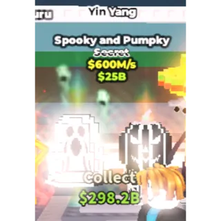 ✅  yin yang spooky and pumpky ONE TIME OFFER💲