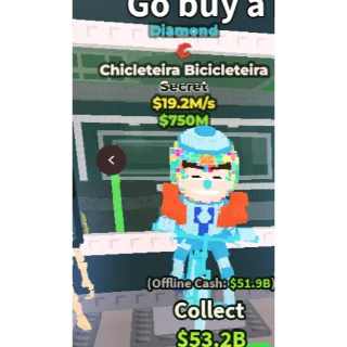 ✅ diamond Chicleteira Bicicleteira 19.2m  ONE TIME OFFER💲