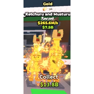 ✅ gold Ketchuru and musturu ONE TIME OFFER💲