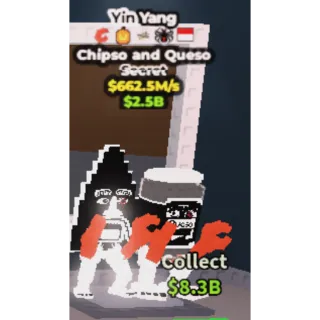 ✅ yiny yang chipso and queso  ONE TIME OFFER💲